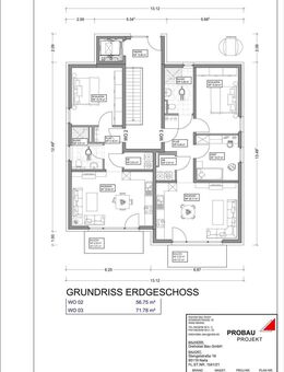 NEUBAU ETW EG 57m² Balkon Einzug Herbst 2025 - Naila