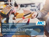 Sales Representative für Schacht- und Kanalinstandsetzung (m/w/d) - Mörsdorf (Rheinland-Pfalz)