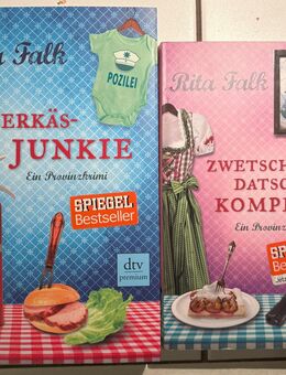 2x Rita Falk: Leberkäs-Junkie + Zwetschgen-Datschi-Komplott, neuwertig - München