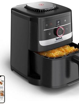 Tefal Heißluftfritteuse Easy Fry Smart & Silence, sehr leise danke Silent-Technologie, 1670 W, Smart-Assist System mit 55 Programmen, 40°C bis 220°C, EY5728