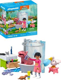 Playmobil® Tierischer Badespaß (71950), Animals & Friends Konstruktions-Spielset, (34 St), Made in Europe