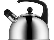 WMF Wasserkessel WMF, Cromargan® Edelstahl Rostfrei 18/10 (2-tlg), schnelles Erhitzen, energieeffizient, charakteristischer Pfeifton