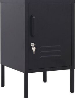 INOSIGN Nachtkommode Nachttisch Nachtkonsole Beistelltisch Metallschrank Siena (in 4 Farben aus Metall Stahlschrank Bestseller), in der Höhe verstellbar, abschließbar