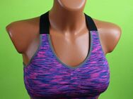 Sport BH Unterwäsche stretchig Bustier XS 34/36 gepolstert Top rosa blau - Mühlberg (Elbe) Zentrum