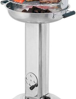Tepro Holzkohlegrill Edelstahl-Säulengrill, BxTxH: 58x43x83 cm