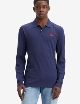 Levi's® Langarm-Poloshirt mit Logo Stickerei