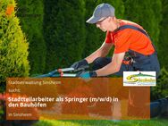 Stadtteilarbeiter als Springer (m/w/d) in den Bauhöfen - Sinsheim