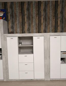 Wohnzimmerschrank 2x Highboard 1x Lowboard - Neunkirchen (Sand)