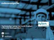 Technischer Leiter (w/m/d) Product Lifecycle Management - Weilheim (Oberbayern)