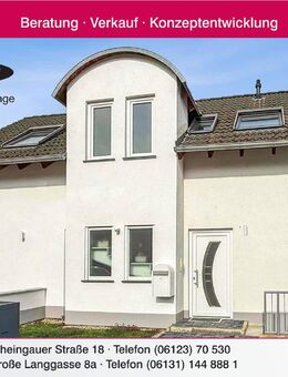 Top gepflegtes Einfamilienhaus mit Balkon, Terrasse und kleinem Garten - Mainz