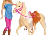 Barbie Anziehpuppe Pferd mit Puppe, Spielset