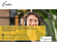 Assistenz (m/w/d) für das Vor- und Geschäftszimmer der Amtsleitung der Stadtkämmerei - Filderstadt