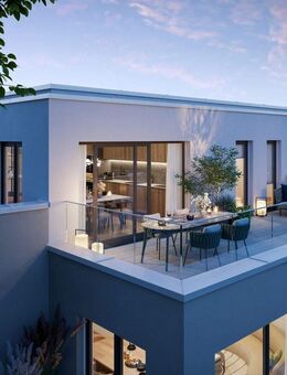 Neubau: Hochklassiges Penthouse mit 5 Zimmern, 4 Dachterrassen und privatem Liftzugang - München