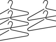 WENKO Kleiderbügel Modell Lux, (Set, 5-tlg), Garderobenbügel aus Aluminium, minimalistisches Design