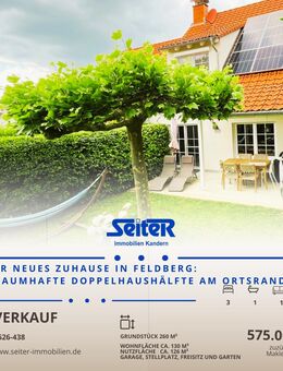 Verkauft: Traumhafte Doppelhaushälfte direkt am Ortsrand - Müllheim