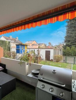 Wohnen wie im Haus. Trennbare Maisonette-Wohnung mit Balkon, Garten und Garage. - Offenbach (Main)