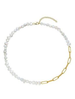 Firetti Perlenkette Schmuck Geschenk Halsschmuck Halskette Perle, Made in Germany - mit Süßwasserzuchtperle