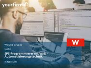 SPS-Programmierer (m/w/d) – Automatisierungstechnik - Neu Ulm