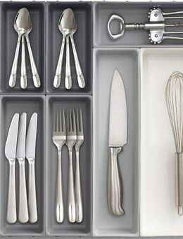 Joseph Joseph Besteckkasten Joseph Joseph Blox™ 10-teiliges Schubladen-Organizer-Set (Set, 14 St), modulares Design ermöglicht Anpassung