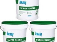 Knauf Super Finish 3x20kg Spachtelmasse für Trockenbau SHEETROCK Fugenspachtel Set432 - Wuppertal