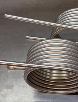Spirale Edelstahl Heizspirale Kühlspirale Wärmetauscher Ø 25 cm - 6 Meter - Wietmarschen