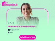 HR Manager:in (m/w/d) Schwerpunkt Recruiting & Academy - Köln