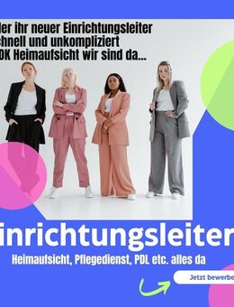 Regionalleitung Geschäftsführer Einrichtungsleiter sucht Tätigkeit bundesweit Altenpflege Seniorenheim Pflege Soziales - Großheide