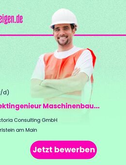 Projektingenieur Maschinenbau (m/w/d) - Karlstein (Main)