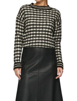 s.Oliver BLACK LABEL Lederimitatrock mit Ziernähten