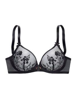 LASCANA Bügel-BH Maria mit Blumen aus edler Stickereispitze, transparente Unterwäsche