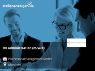 HR Administration (m/w/d) - München
