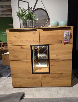 Valmondo Highboard Nandur - Decker - Massiv - Ausstellungsstück - Niederlauer