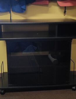 Fernsehschrank mit Glastüren und Zeitungsablage - Bad Hersfeld