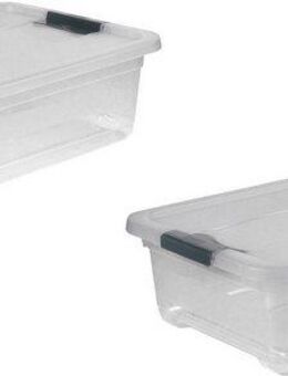 keeeper Organizer cornelia (Set, 2 St), Aufbewahrungsbox, 28 L, mit Deckel, Schiebeverschluss