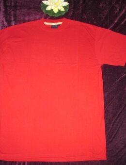 NEUw * Herren oder Damen * Unisex * Baumwolle * Halbarm * Kurzarm * T-  Shirt "bossini BASIC WEAR" Gr. 54, 56- 58/ L- XL * rot * - Riedlingen