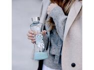 equa Trinkflasche Urban Jungle - Monstera, Borosilikatglas, 550 ml