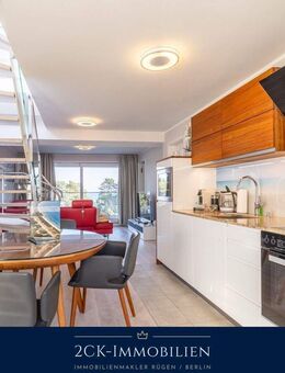 Penthouse Wohntraum mit Meerblick! 108 m², 50 m² Dachterrasse, Sauna, Loggia, Stellplatz inkl. - Binz (Ostseebad)