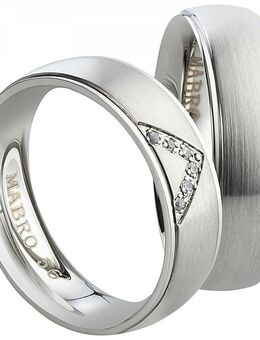 Liebevolle Edelstahl Partnerringe AB1764-AB1765 - Aholming