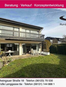 Attraktive Doppelhaushälfte in 1-A Lage von Eltville-Ost mit Balkon, Terrasse und sonnigem Süd-Garten - Eltville (Rhein)