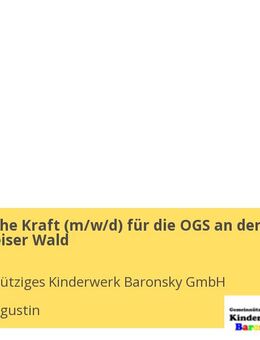 Pädagogische Kraft (m/w/d) für die OGS an der GGS Am Pleiser Wald - Sankt Augustin