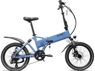 LLobe E-Bike Cityrad City III blau 36V / 10,4Ah, 3 Gang Shimano 7-Gang Shimano Kettenschaltung Schaltwerk, Kettenschaltung, Frontmotor, 374,4 Wh, Pedelec, Elektrofahrrad für Damen u. Herren