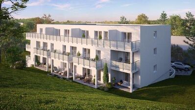 KfW Effizienzhaus 40 2 ZKB Gartenwohnung mit sonniger Terrasse QNG Zertifikat