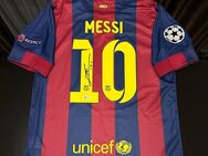 Lionel Messi-Trikot von Barcelona, handsigniert, Beckett-Authentifizierung - Berlin