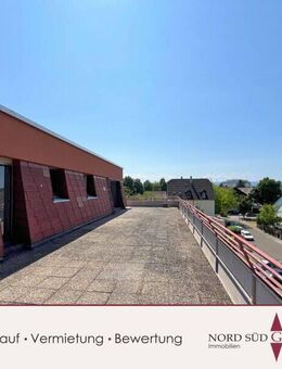 Penthouse-Wohnung - 2-Zimmer - mit großer Panorama-Dachterrasse und TG-Stellplatz - Rastatt