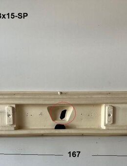 Tabbert Wohnwagen Heckleuchtenträger MITTE gebraucht Mittelteil ca 167 x 23 x 15 cm (zB 545 BJ 96) ca BJ 89-96 Sonderpreis (Riss) - Schotten Zentrum