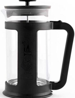 BIALETTI Kaffeebereiter, 1l Kaffeekanne, hitzebeständiges Borosilikatglas