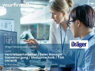 Vertriebsmitarbeiter / Sales Manager Gasversorgung / Medizintechnik / TGA (m/w/d) - Nürnberg