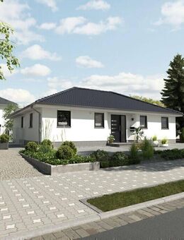 Winkelbungalow 108 massiv gebaut, Preis inkl. Grundstück - Neuhemsbach