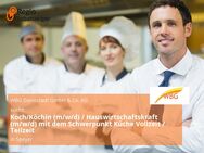 Koch/Köchin (m/w/d) / Hauswirtschaftskraft (m/w/d) mit dem Schwerpunkt Küche Vollzeit / Teilzeit - Speyer