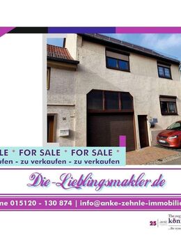 Provisionsfrei bei v.g. Kaufpreis | 5 Zimmer, Küche, Bad, Speisekammer | Garage | Zufahrt | sep. Büro | Großengottern - Großengottern
